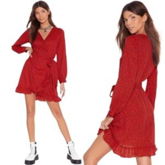 Little Spotty Wrap Dress - Picture 6 of 6